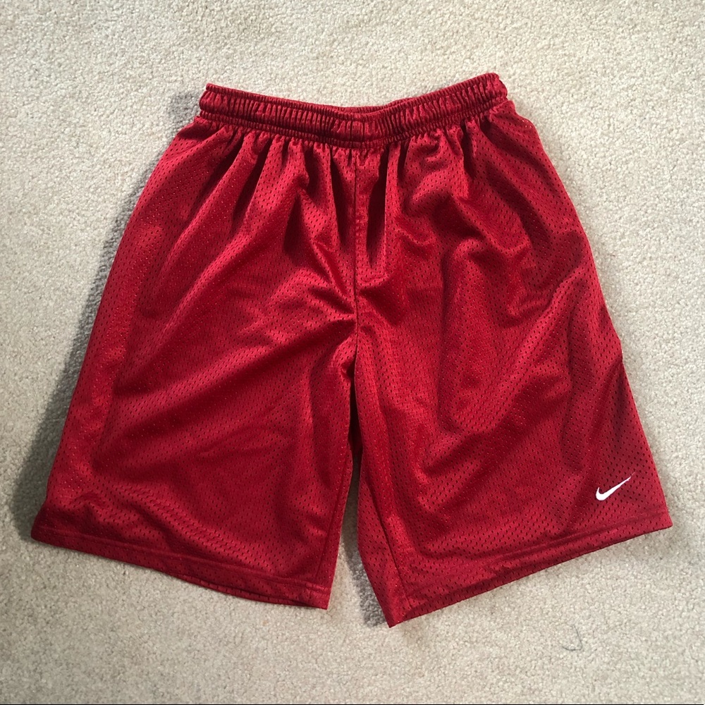 Red Nike Basketball Shorts